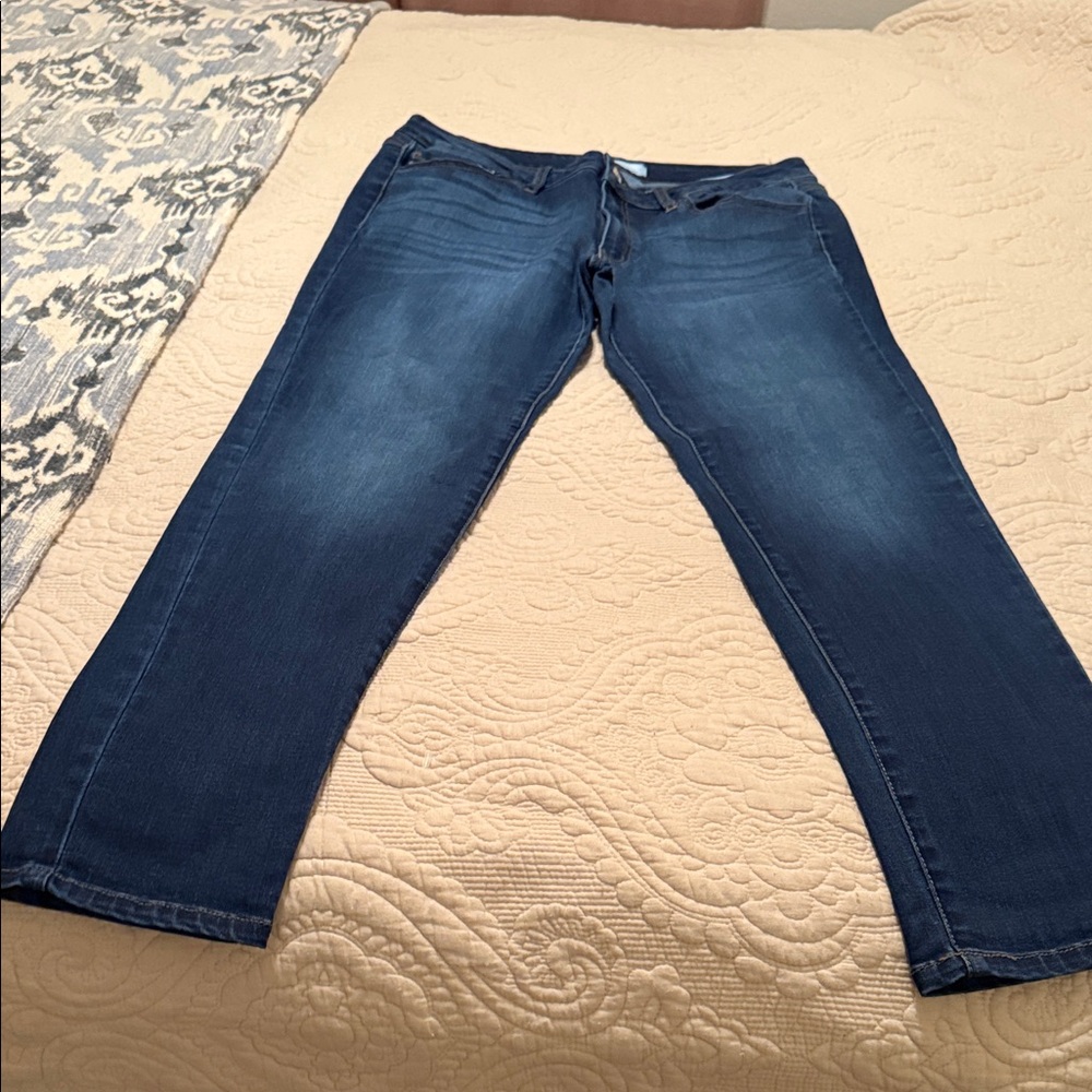 KanCan Dark Blue Straight Leg Jeans